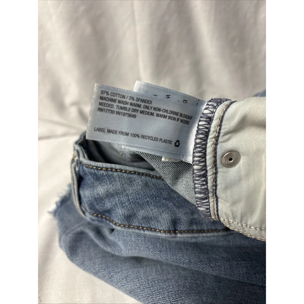 Universal Thread Distressed High Rise Skinny Jeans Blue Women 18/34R 38x28.5